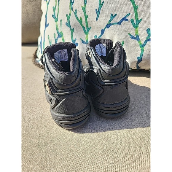 Timberland Black Baby Combat Boots - Size 4C Leather - Picture 4 of 10